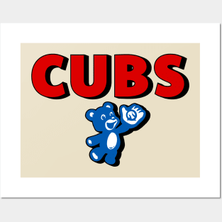 CUBS with 3D cub Posters and Art